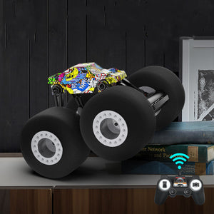 REMOTE CONTROL STUNT TRUCK WITH SPONGE TIRES